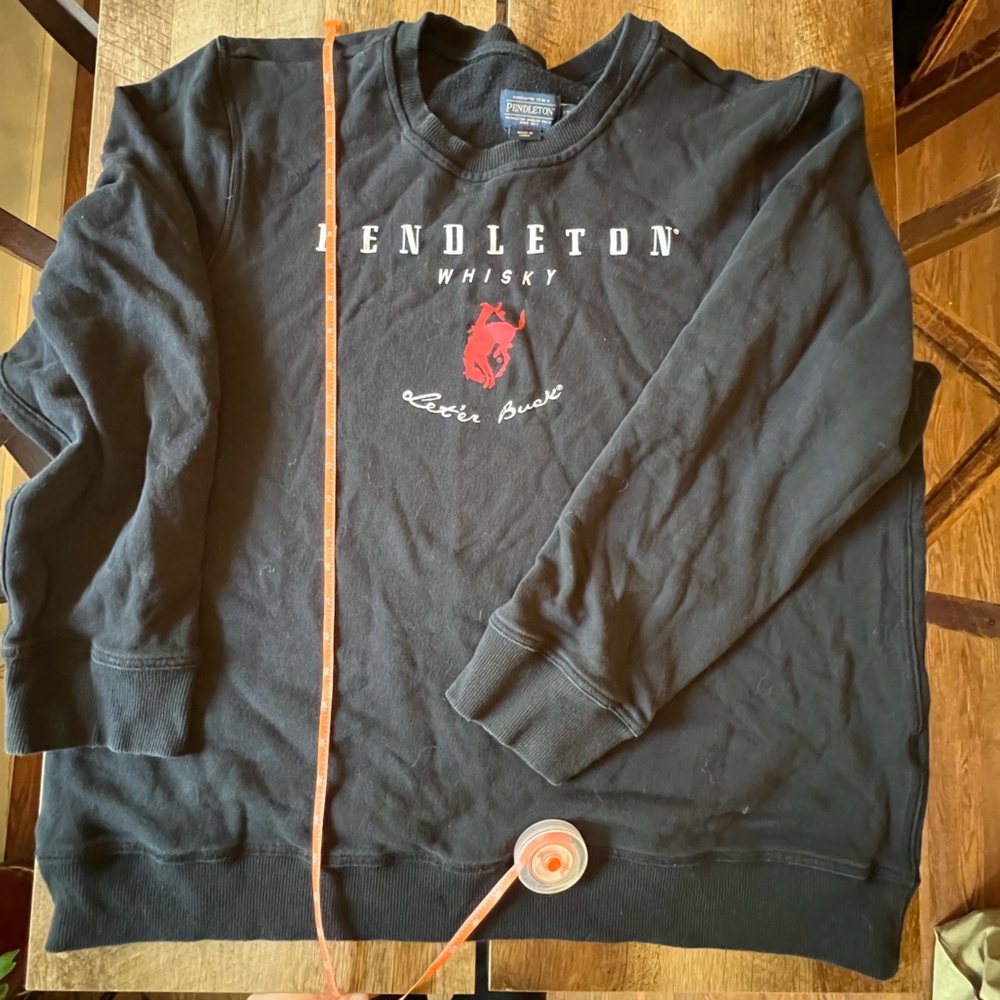 Pendleton Black Thin Sweater Sweatshirt - image 5